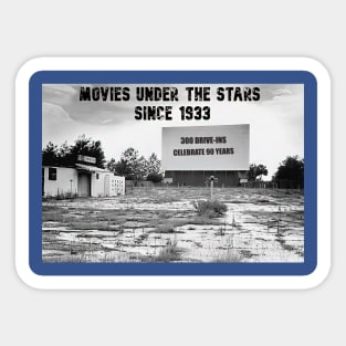 90th Anniversary Drive-in Tee Sticker